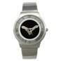 Rare Bat Flying In Dark Hobby Stainless Steel Wrist Watch Unisex 018