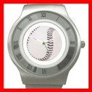 Baseball Ball Sports Game Stainless Steel Wrist Watch Unisex 030