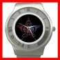 Wicca Pentagram Dragons Myth Stainless Steel Wrist Watch Unisex 034