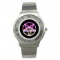 Rare Wicca Pentagram Pentacle Stainless Steel Wrist Watch Unisex 080