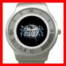 Tiger And Dragon Yin Yang Stainless Steel Wrist Watch Unisex 086