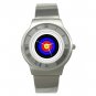 Archery Target Sports Game Stainless Steel Wrist Watch Unisex 087