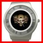 Skull Skeleton Goth Hobby Stainless Steel Wrist Watch Unisex 093