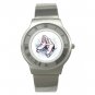 Ice Skating Sports Game Fun Stainless Steel Wrist Watch Unisex 096