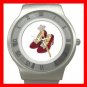 Wizard of Oz Ruby Slipper Stainless Steel Wrist Watch Unisex 128