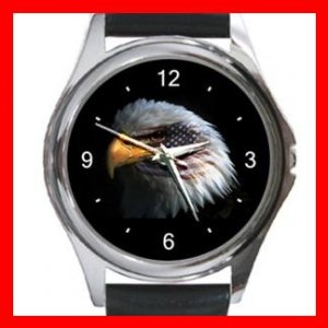 Eagle Eye American Flag Metal Wrist Watch Unisex 005