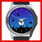 Halloween Graveyard Myth Holiday Metal Wrist Watch Unisex 008