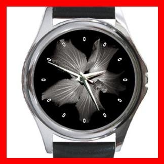 Hawaiian Flower Metal Wrist Watch Unisex 011