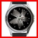 Hawaiian Flower Metal Wrist Watch Unisex 011
