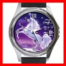 Unicorn Moon Myth Fantasy Metal Wrist Watch Unisex 025