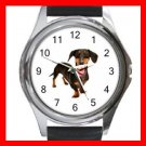 Dachshund Dog Pet Animal Round Metal Wrist Watch Unisex 035