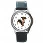 Dachshund Dog Pet Animal Round Metal Wrist Watch Unisex 035