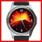 Volcano Fire Mountain Round Metal Wrist Watch Unisex 043