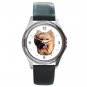 Yorkshire Terrier Dog Pet Animal Round Metal Wrist Watch Unisex 060