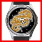 Gold Dragon Myth Hobby Fun Round Metal Wrist Watch Unisex 061
