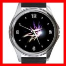 The Light Of Butterfly Round Metal Wrist Watch Unisex 064