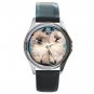 Cute Cats Friendship Pet Round Metal Wrist Watch Unisex 081