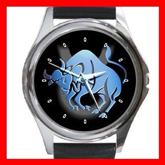 Taurus Zodiac Hobby Round Metal Wrist Watch Unisex 093
