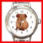 Cute Guinea Pig Round Charm Wrist Watch Animal Fun Gift