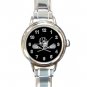 Lacrosse Sticks Round Charm Wrist Watch Sport Game Fun