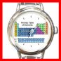 PERIODIC TABLE Chemist Scientist Round Italian Charm