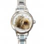 Cute Pekingese Pet Dog Animal Round Italian Charm Wrist Watch 503