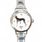Cute Saluki Pet Dog Animal Round Italian Charm Wrist Watch 508