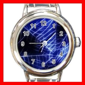 Spider Web Halloween Round Italian Charm Wrist Watch 519
