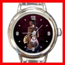 Dragon Lady Asia Myth Round Italian Charm Wrist Watch 526