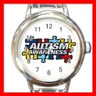 AUTISM Awareness Health Kids Round Italian Charm Wrist Watch 531