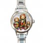 RUSSIAN NESTING DOLLS Round Italian Charm Wrist Watch 546