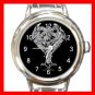 Cross Sign Dragon Myth Round Italian Charm Wrist Watch 555
