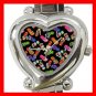 Flip Flops Slipper Heart Italian Charm Wrist Watch 165