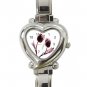 Tulips Flowers Heart Italian Charm Wrist Watch 168