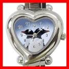 PENGUINS Couple Animals Heart Italian Charm Wrist Watch 173