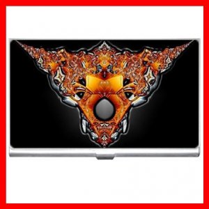 Sad Devil Head Myth Hobby Business Credit Card Case 05