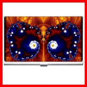 Fractal Butterfly Fly Hobby Business Credit Card Case 08