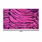 Pink Tiger Skin Print Animal Hobby Business Credit Card Case 22