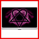 Pink Heartagram Hobby Business Credit Card Case 23