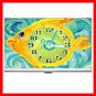 Gold Golden Fish Clock Hobby Business Credit Card Case 37