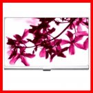 Purple Flowers Hobby Business Credit Card Case 38