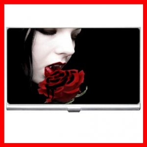 Vampire Blood Rose Myth Hobby Business Credit Card Case 40