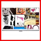 Music Is Life Fun Hobby Business Credit Card Case 45