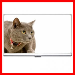 Chartreux Cat Pet Animals Hobby Business Credit Card Case 46
