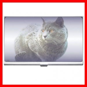 Chartreux Cat Pet Animals Hobby Business Credit Card Case 49