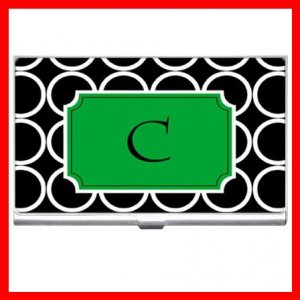 Name Initials Letter "C" Hobby Business Credit Card Case 72
