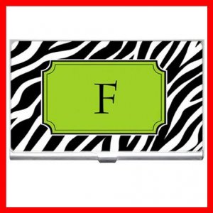 Name Initials Letter "F" Hobby Business Credit Card Case 75