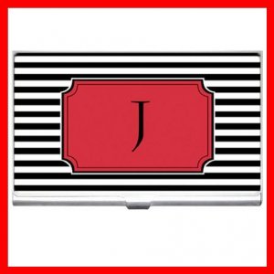 Name Initials Letter "J" Hobby Business Credit Card Case 79