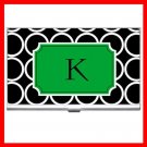 Name Initials Letter "K" Hobby Business Credit Card Case 80