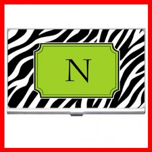 Name Initials Letter "N" Hobby Business Credit Card Case 82